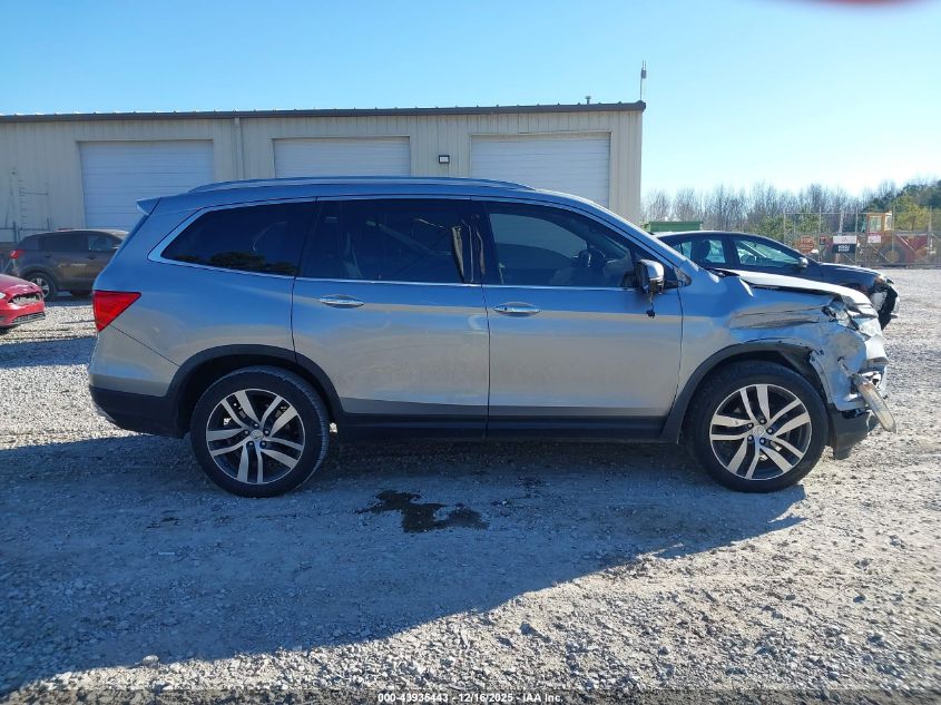 2018 Honda Pilot Touring VIN: 5FNYF5H94JB029117 Lot: 43935443