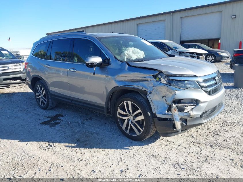 2018 Honda Pilot Touring VIN: 5FNYF5H94JB029117 Lot: 43935443