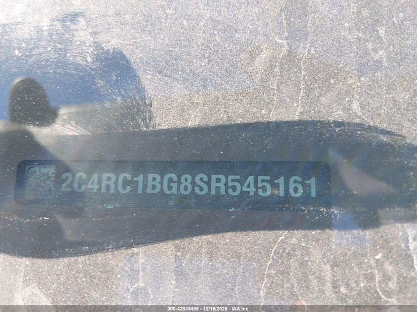 2025 Chrysler Pacifica Select VIN: 2C4RC1BG8SR545161 Lot: 43935458