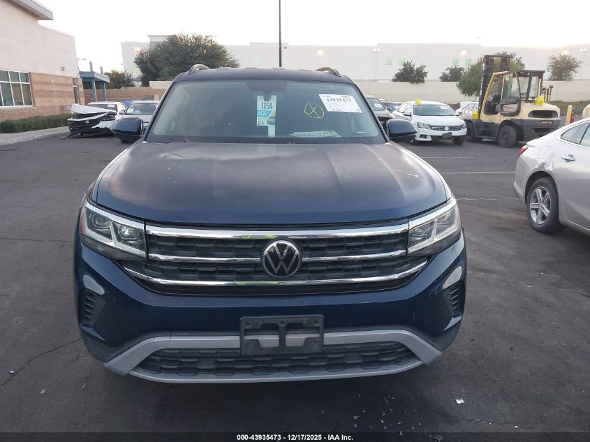 2021 Volkswagen Atlas 2.0T S VIN: 1V2AP2CA7MC501261 Lot: 43935473
