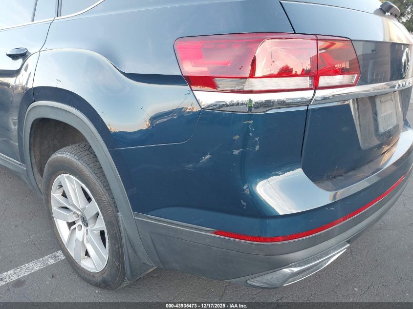 2021 Volkswagen Atlas 2.0T S VIN: 1V2AP2CA7MC501261 Lot: 43935473