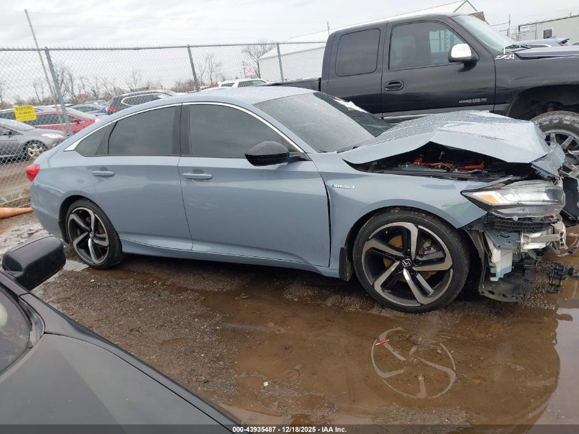 2022 Honda Accord Hybrid Sport VIN: 1HGCV3F20NA043622 Lot: 43935487
