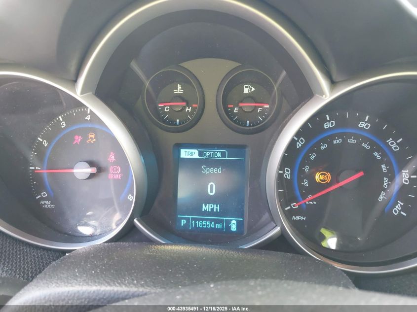 2016 Chevrolet Cruze Limited 1Lt Auto VIN: 1G1PE5SB5G7192506 Lot: 43935491