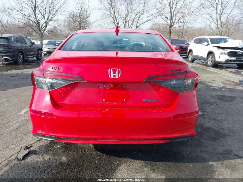 2026 Honda Civic Hybrid Sport/Sport Touring VIN: 2HGFE4F80TH310229 Lot: 43935493