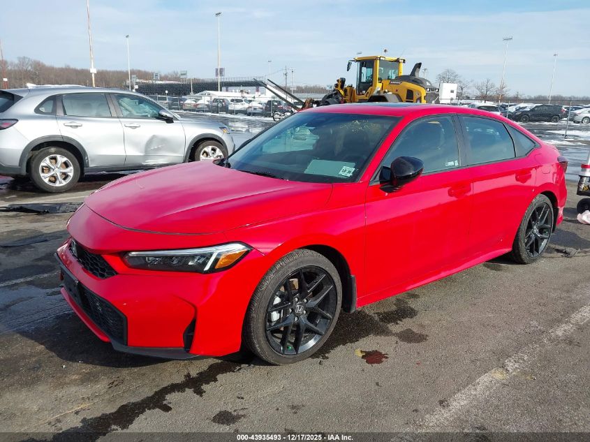 2026 Honda Civic Hybrid Sport/Sport Touring VIN: 2HGFE4F80TH310229 Lot: 43935493