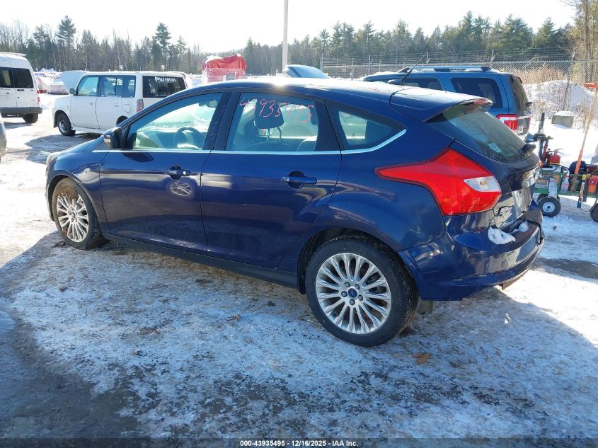 2012 Ford Focus Titanium VIN: 1FAHP3N28CL114377 Lot: 43935495