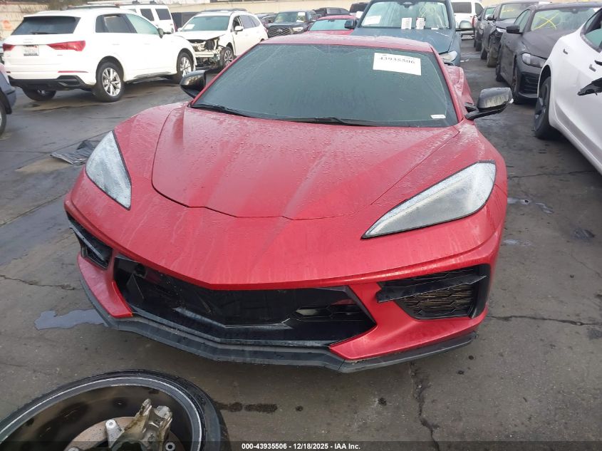 2021 Chevrolet Corvette Stingray Rwd 1Lt VIN: 1G1YA2D40M5123680 Lot: 43935506