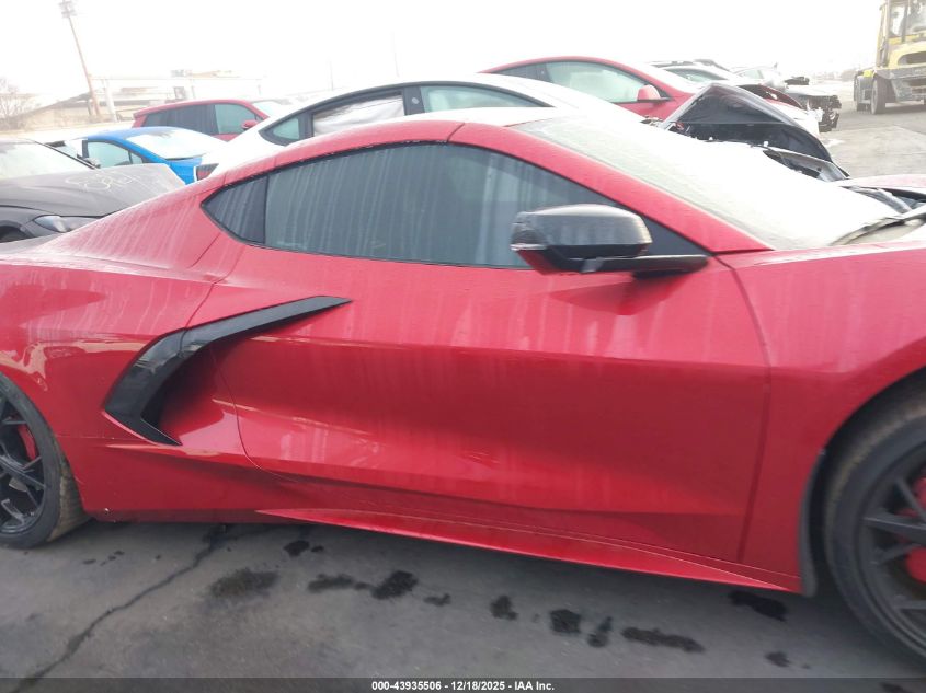 2021 Chevrolet Corvette Stingray Rwd 1Lt VIN: 1G1YA2D40M5123680 Lot: 43935506