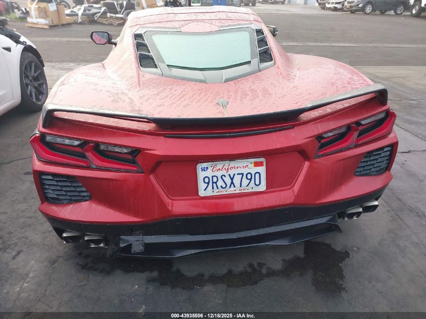 2021 Chevrolet Corvette Stingray Rwd 1Lt VIN: 1G1YA2D40M5123680 Lot: 43935506