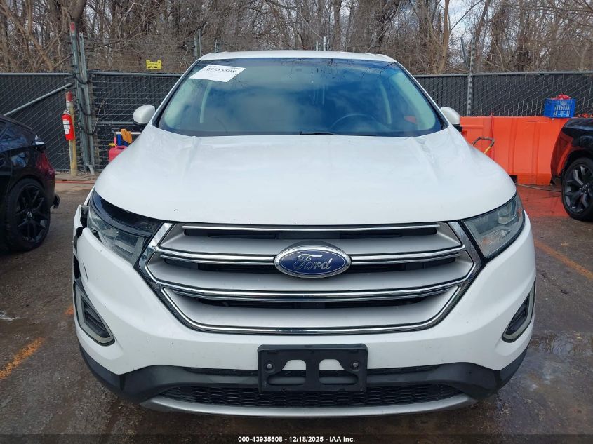 2015 Ford Edge Sel VIN: 2FMTK4J96FBC37946 Lot: 43935508