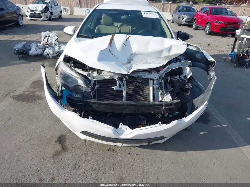 2015 Toyota Corolla Le VIN: 2T1BURHE9FC288925 Lot: 43935512