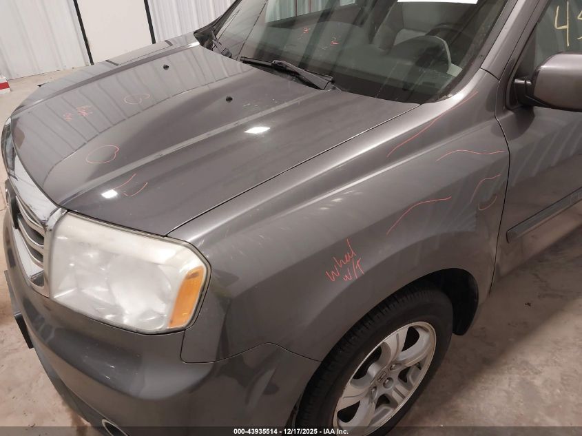 2014 Honda Pilot Ex-L VIN: 5FNYF4H55EB021637 Lot: 43935514