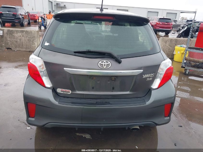 2014 Toyota Yaris Se (Tmc/Cbu Plant) VIN: JTDKTUD33ED589220 Lot: 43935517