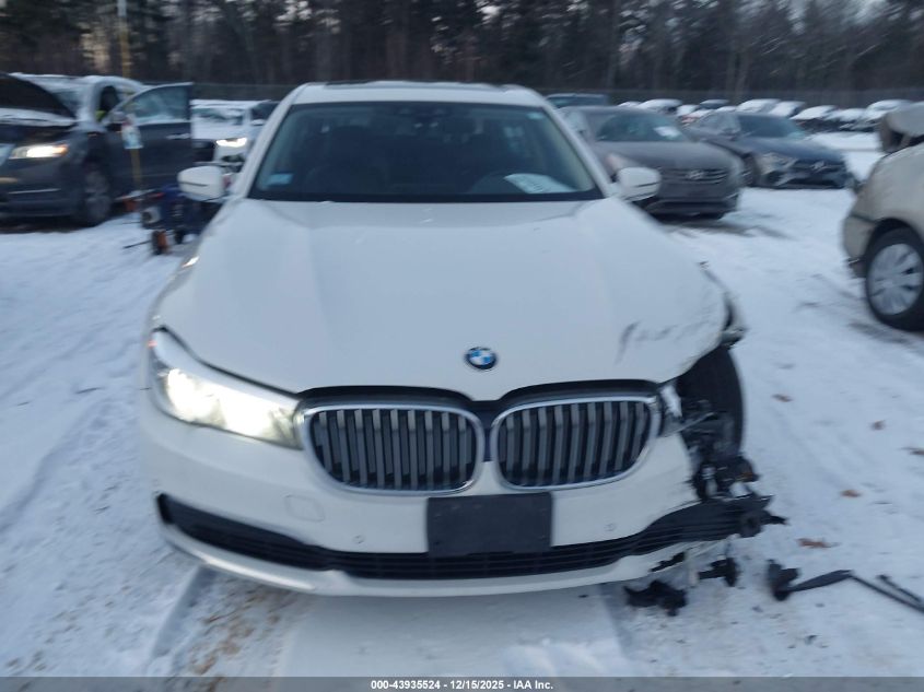2019 BMW 740I xDrive VIN: WBA7E4C50KGV28305 Lot: 43935524