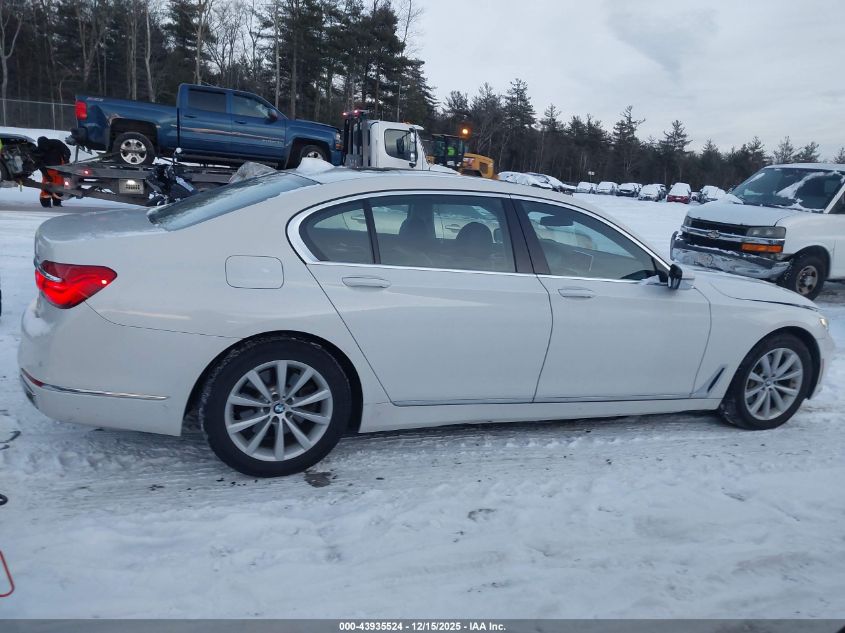 2019 BMW 740I xDrive VIN: WBA7E4C50KGV28305 Lot: 43935524