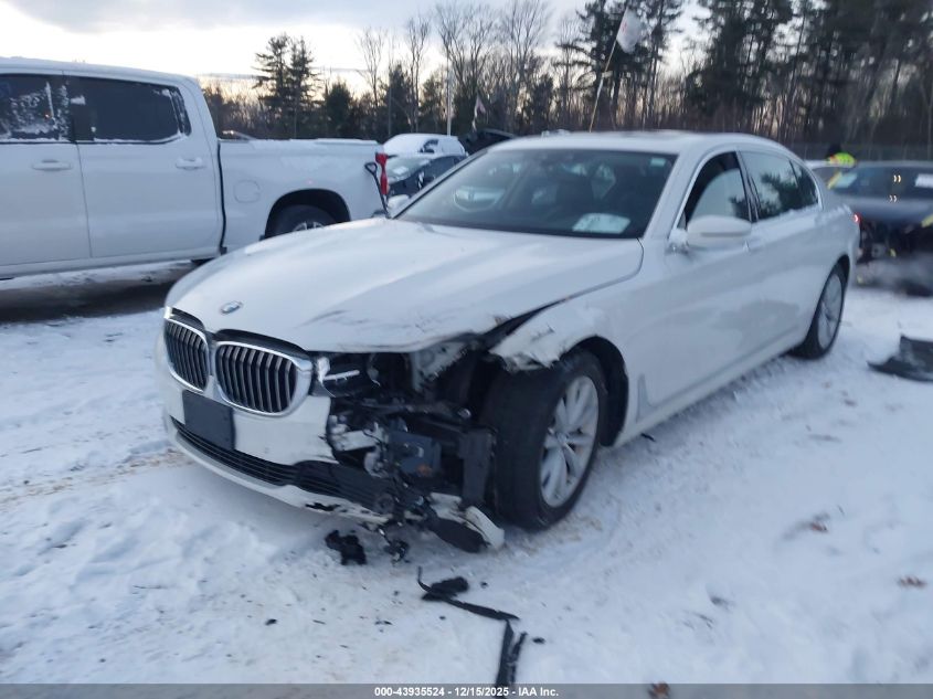 2019 BMW 740I xDrive VIN: WBA7E4C50KGV28305 Lot: 43935524