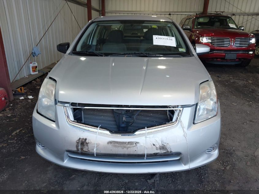 2010 Nissan Sentra 2.0S VIN: 3N1AB6AP3AL631068 Lot: 43935526