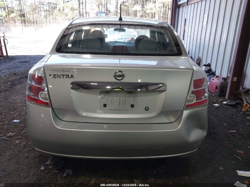 2010 Nissan Sentra 2.0S VIN: 3N1AB6AP3AL631068 Lot: 43935526