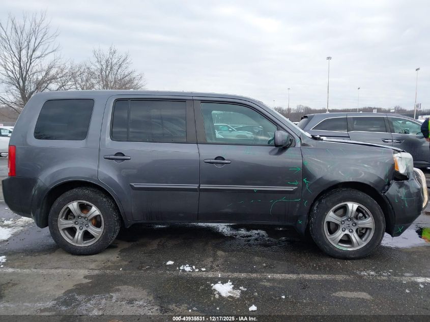 2015 Honda Pilot Ex-L VIN: 5FNYF4H57FB013962 Lot: 43935531