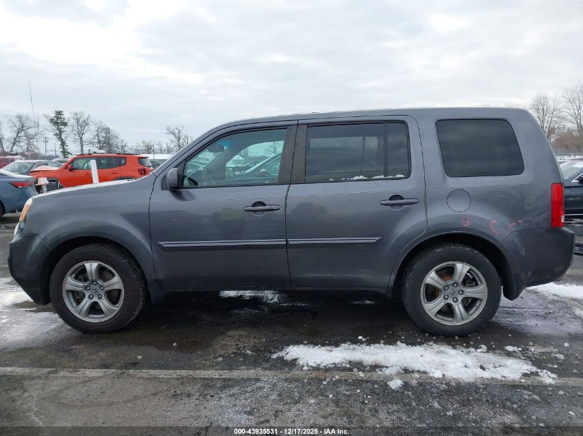 2015 Honda Pilot Ex-L VIN: 5FNYF4H57FB013962 Lot: 43935531