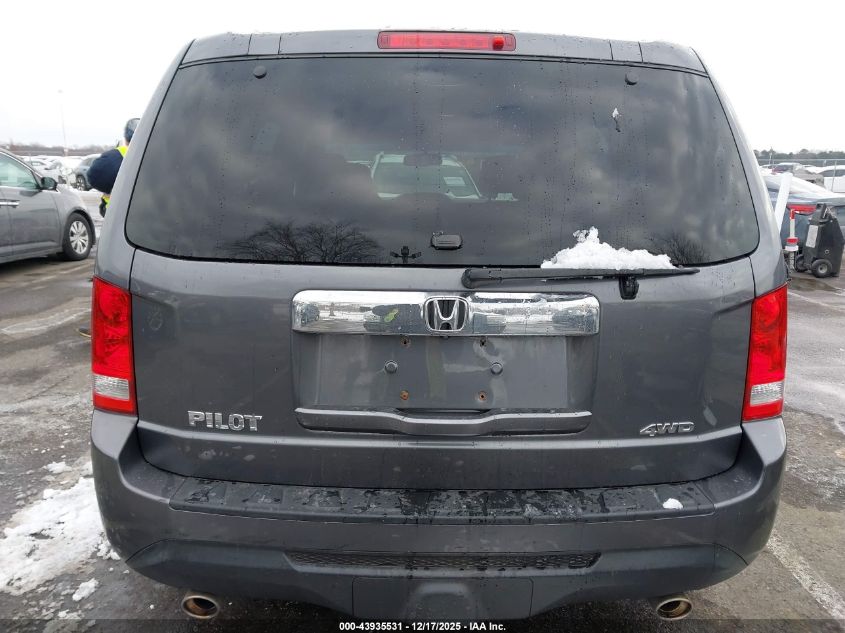 2015 Honda Pilot Ex-L VIN: 5FNYF4H57FB013962 Lot: 43935531