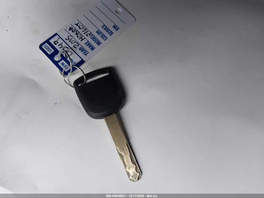 2015 Honda Pilot Ex-L VIN: 5FNYF4H57FB013962 Lot: 43935531