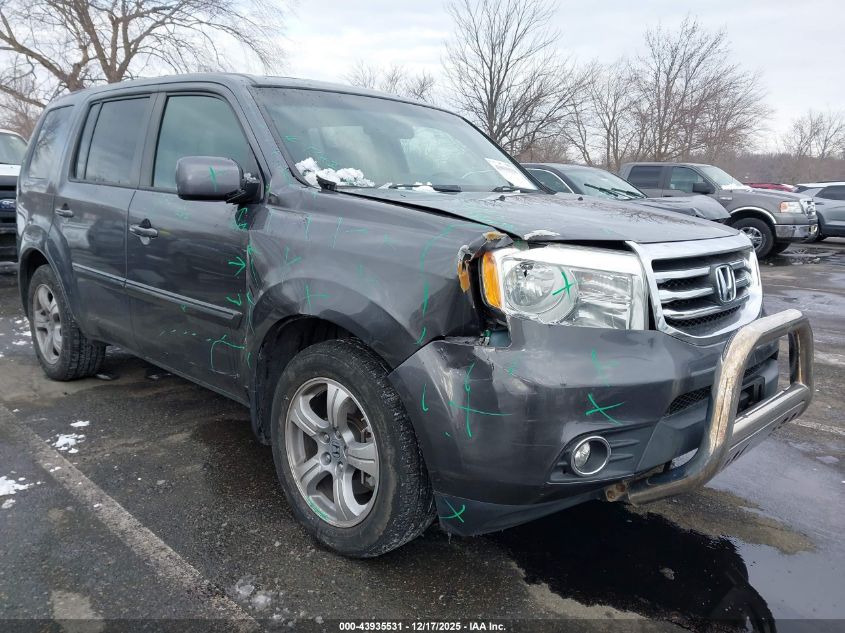 2015 Honda Pilot Ex-L VIN: 5FNYF4H57FB013962 Lot: 43935531