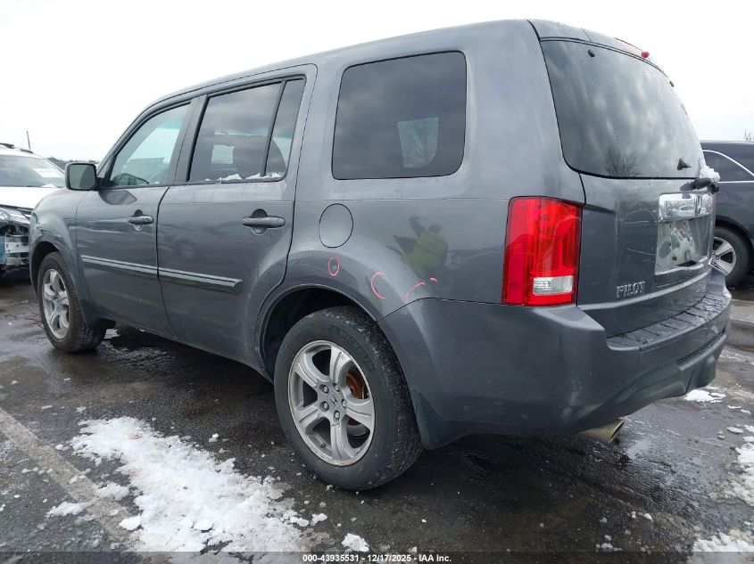 2015 Honda Pilot Ex-L VIN: 5FNYF4H57FB013962 Lot: 43935531