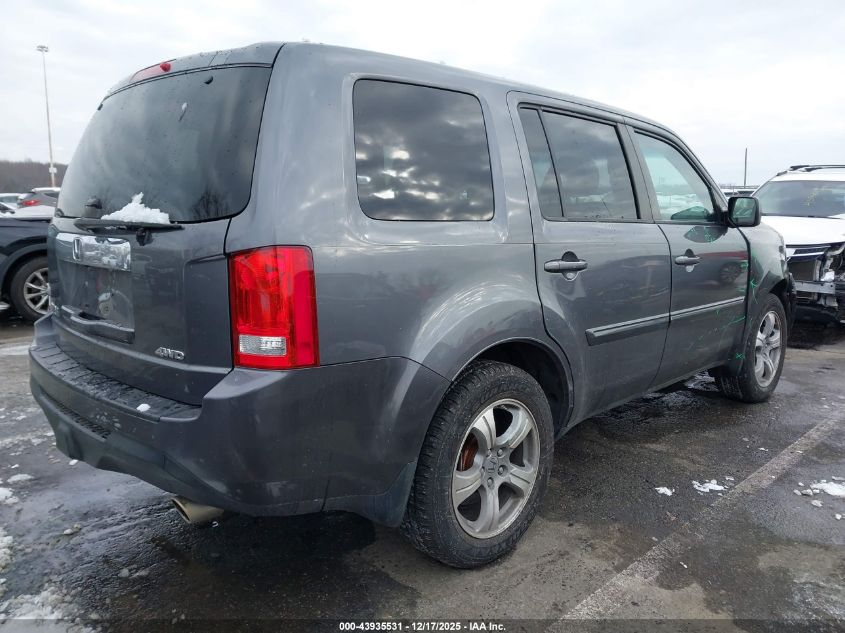 2015 Honda Pilot Ex-L VIN: 5FNYF4H57FB013962 Lot: 43935531