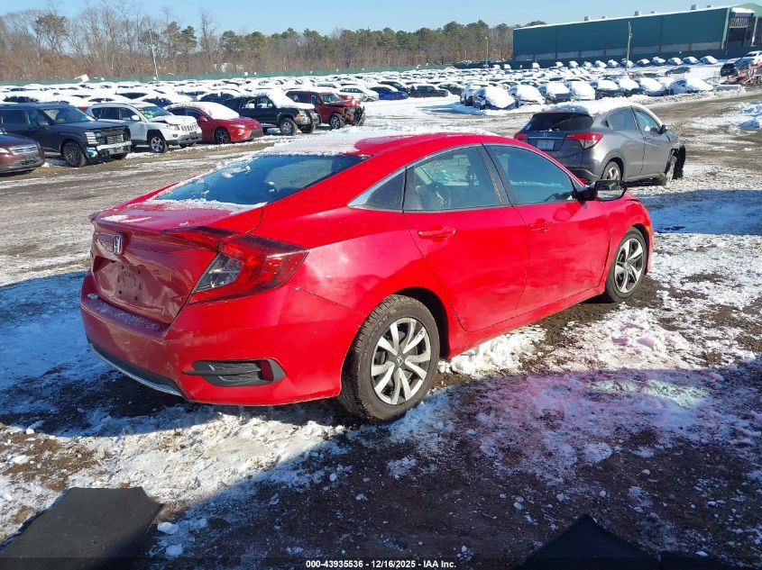 2020 Honda Civic Lx VIN: 2HGFC2F64LH511334 Lot: 43935536