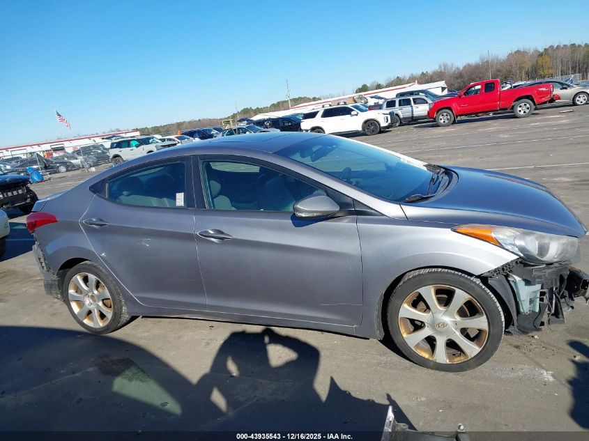 2011 Hyundai Elantra Limited (Ulsan Plant) VIN: KMHDH4AE6BU082075 Lot: 43935543