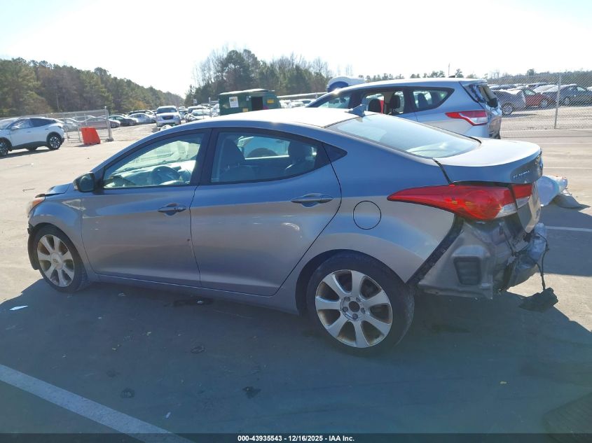 2011 Hyundai Elantra Limited (Ulsan Plant) VIN: KMHDH4AE6BU082075 Lot: 43935543