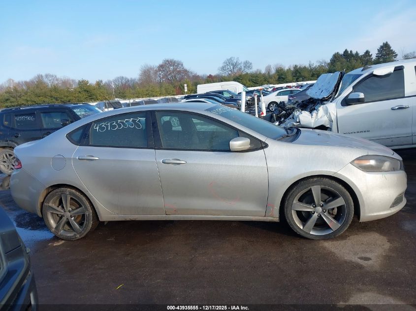 2013 Dodge Dart Sxt VIN: 1C3CDFBA2DD330199 Lot: 43935555