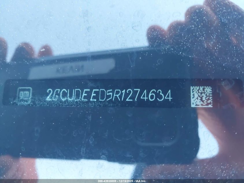 2024 Chevrolet Silverado 1500 4Wd Short Bed Rst VIN: 2GCUDEED5R1274634 Lot: 43935559