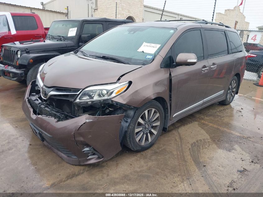 2018 Toyota Sienna Limited Premium 7 Passenger VIN: 5TDYZ3DCXJS962853 Lot: 43935565