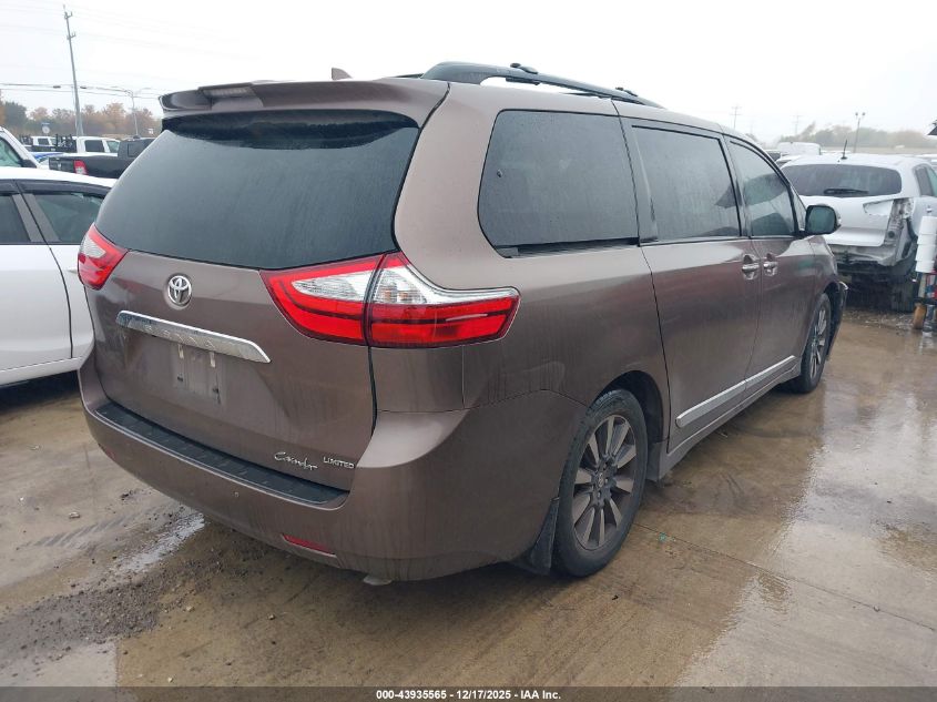 2018 Toyota Sienna Limited Premium 7 Passenger VIN: 5TDYZ3DCXJS962853 Lot: 43935565