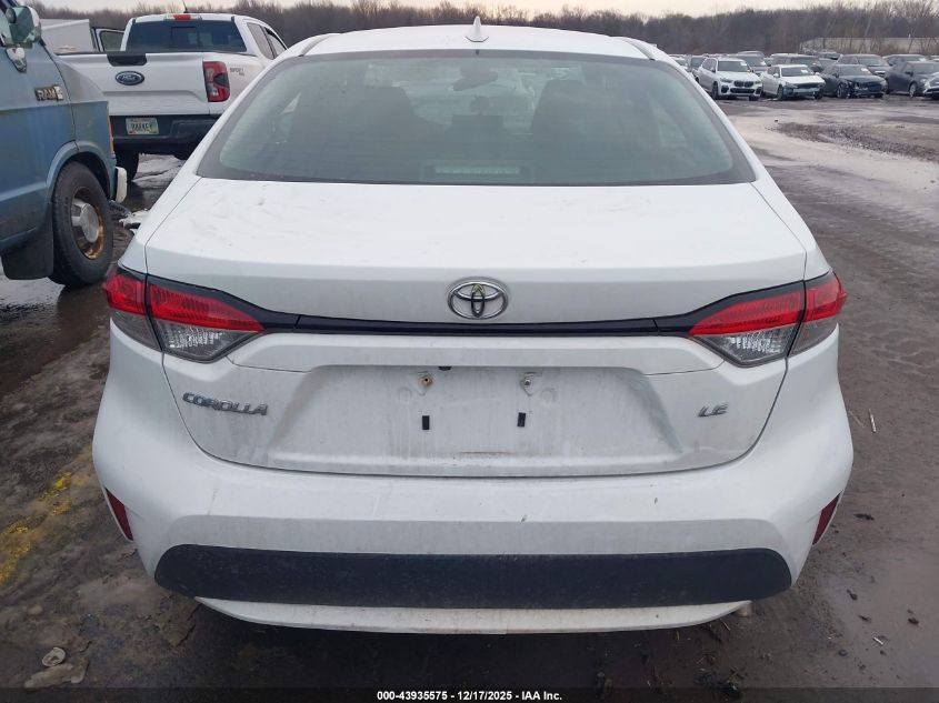 2021 Toyota Corolla Le VIN: 5YFEPMAEXMP164337 Lot: 43935575