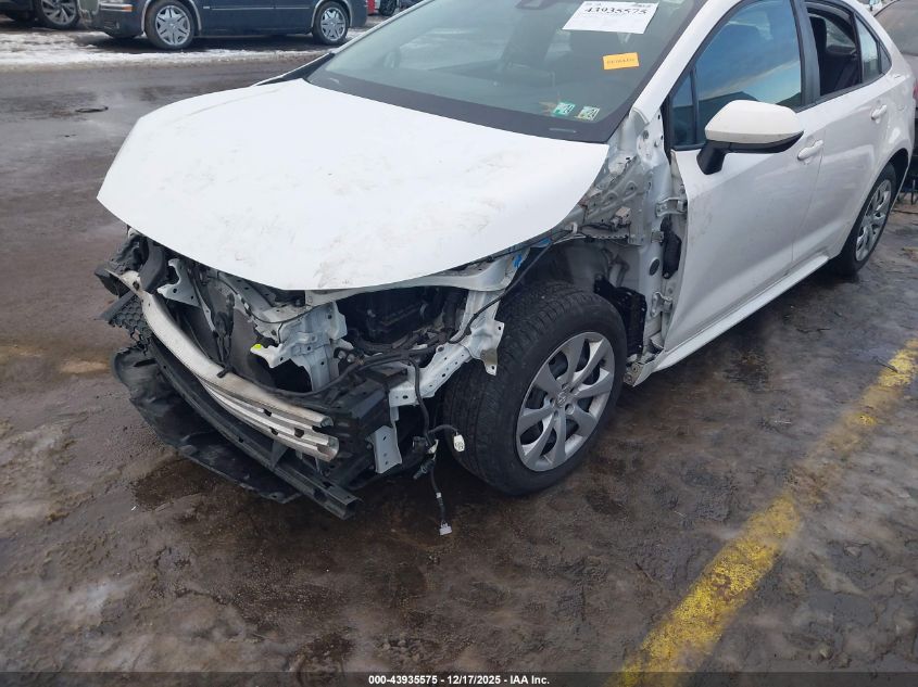 2021 Toyota Corolla Le VIN: 5YFEPMAEXMP164337 Lot: 43935575