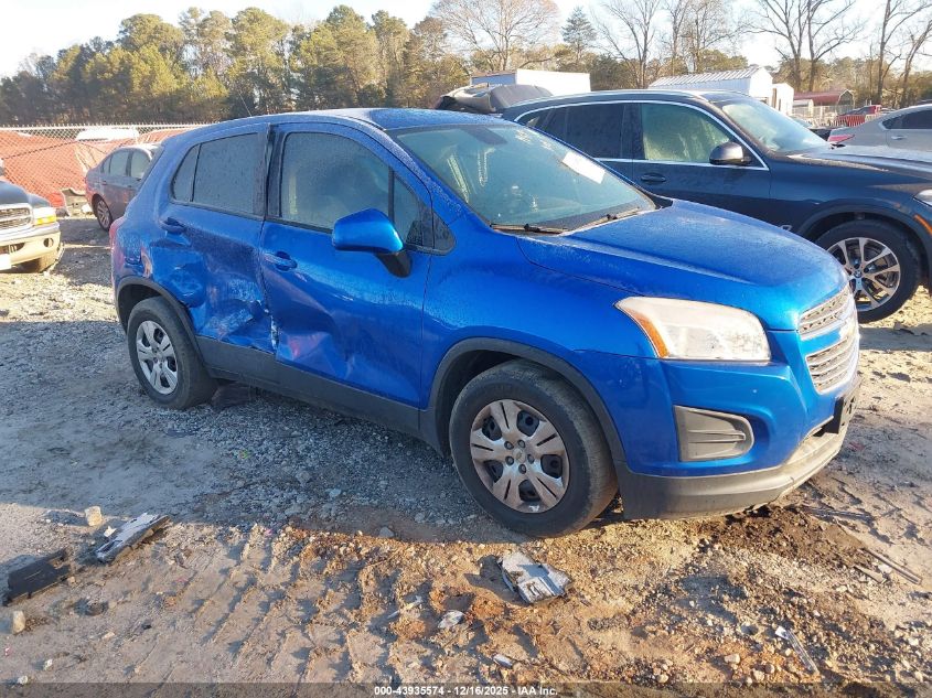 CHEVROLET TRAX 1LS