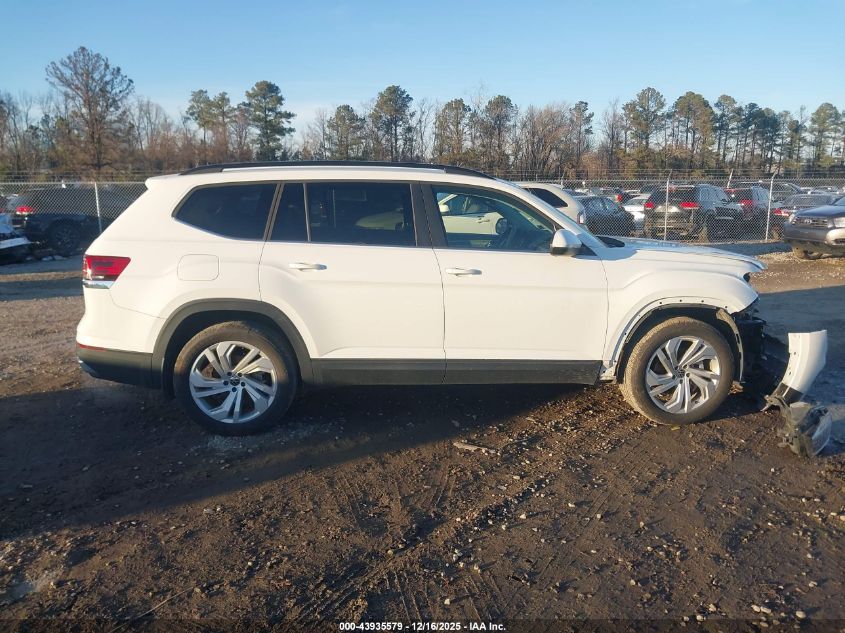 2021 Volkswagen Atlas 3.6L V6 Se W/Technology VIN: 1V2HR2CA4MC573981 Lot: 43935579