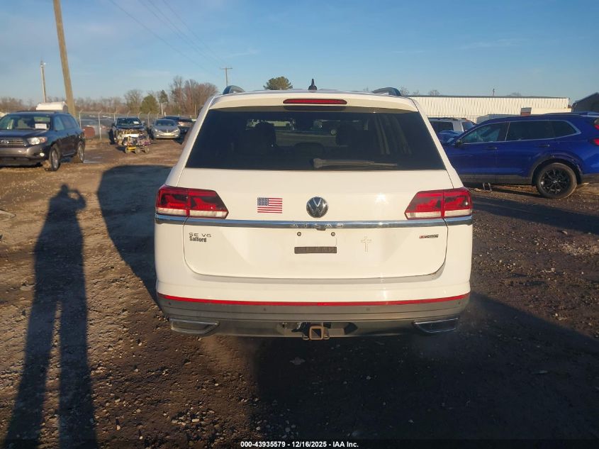 2021 Volkswagen Atlas 3.6L V6 Se W/Technology VIN: 1V2HR2CA4MC573981 Lot: 43935579