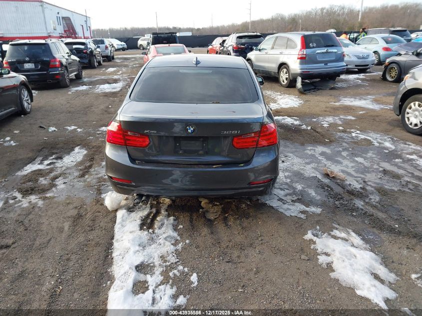2015 BMW 328I xDrive VIN: WBA3B3G59FNT19125 Lot: 43935586