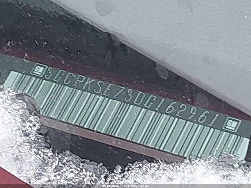 2013 Chevrolet Silverado 1500 Lt VIN: 3GCPKSE73DG162961 Lot: 43935587