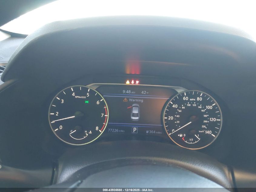 2021 Nissan Altima Sv Fwd VIN: 1N4BL4DV2MN356882 Lot: 43935588