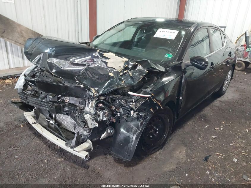 2021 Nissan Sentra S Xtronic Cvt VIN: 3N1AB8BV4MY302945 Lot: 43935589