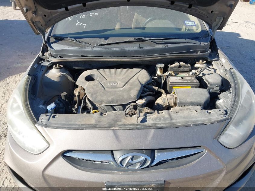 2012 Hyundai Accent Gls VIN: KMHCU4AE4CU058303 Lot: 43935596