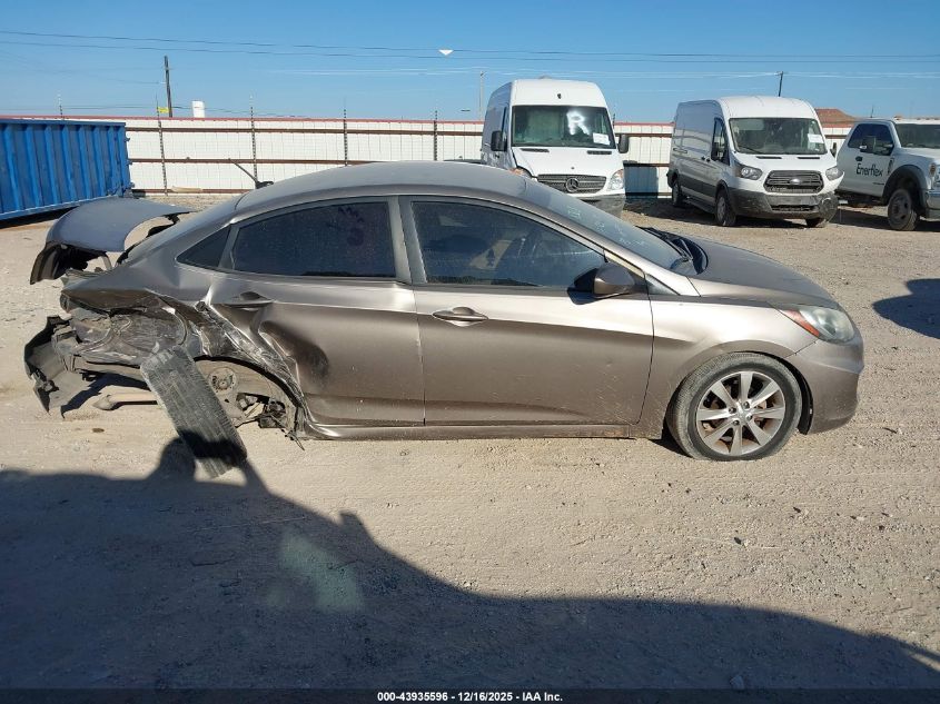 2012 Hyundai Accent Gls VIN: KMHCU4AE4CU058303 Lot: 43935596