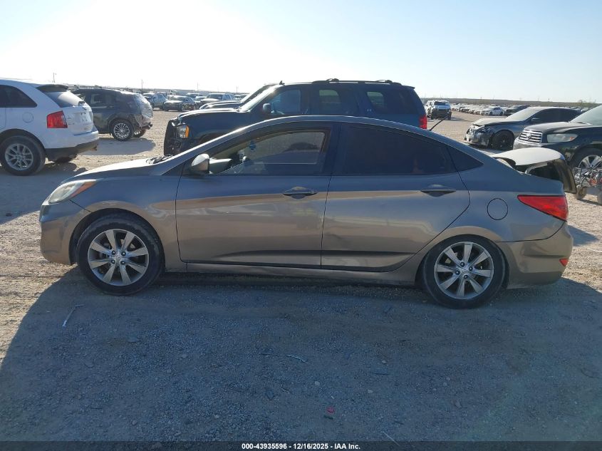 2012 Hyundai Accent Gls VIN: KMHCU4AE4CU058303 Lot: 43935596