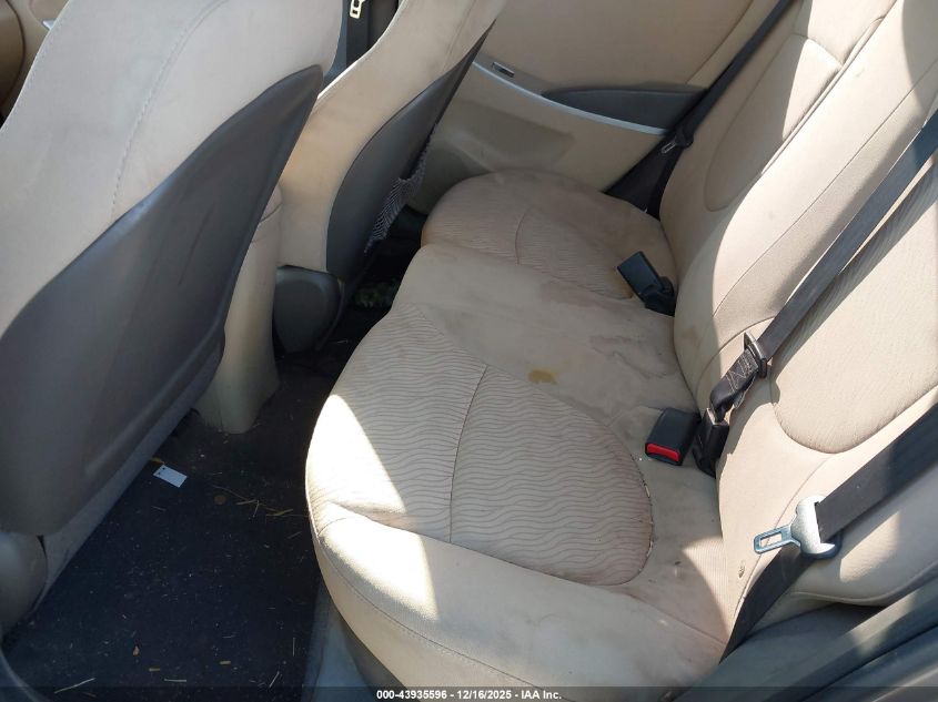 2012 Hyundai Accent Gls VIN: KMHCU4AE4CU058303 Lot: 43935596