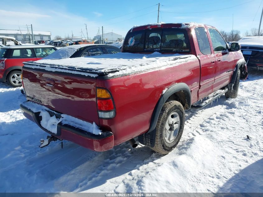 2002 Toyota Tundra Sr5 V8 VIN: 5TBRT34142S302564 Lot: 43935623
